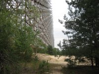 IMG 7053  The Russians used this to track USA missiles. This facility is within the 30km zone around the Nuclear Plant of Chernobyl.