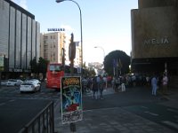 SevillaDays 0163  This is the bus of Sevilla FC. Melia is their hotel. And the football stadium at the Novotel hotel. The last building on the picture. The bus took them there.