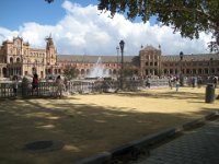 SevillaDays 068  This is Plaza de Espana.