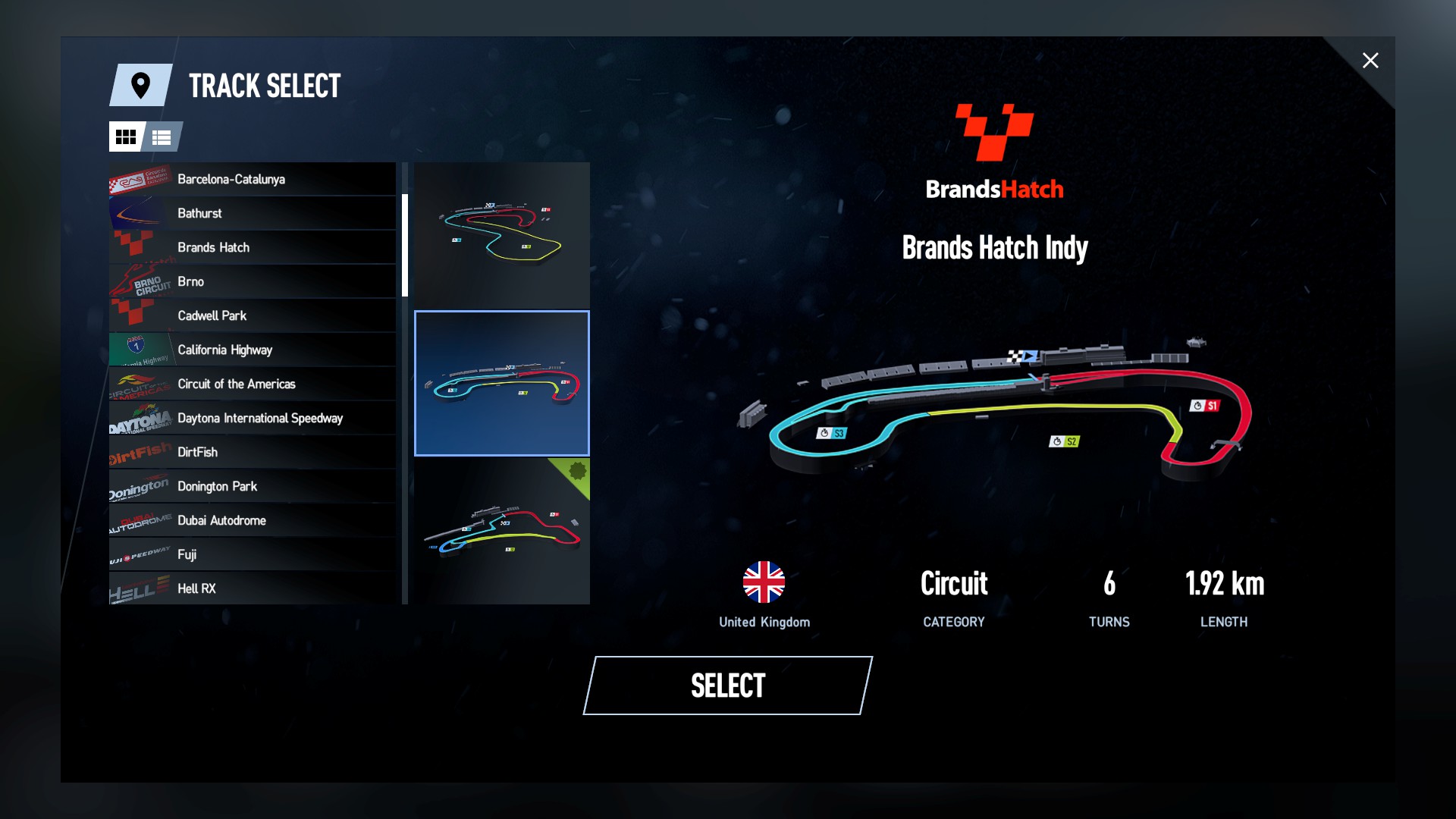 Track: Brands Hatch Circuit Indy