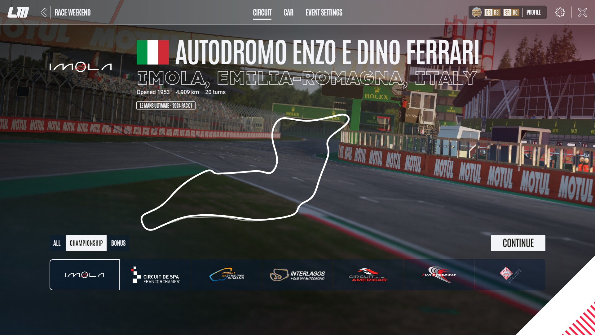 Track: Autodromo Internazionale Enzo e Dino Ferrari Grand Prix