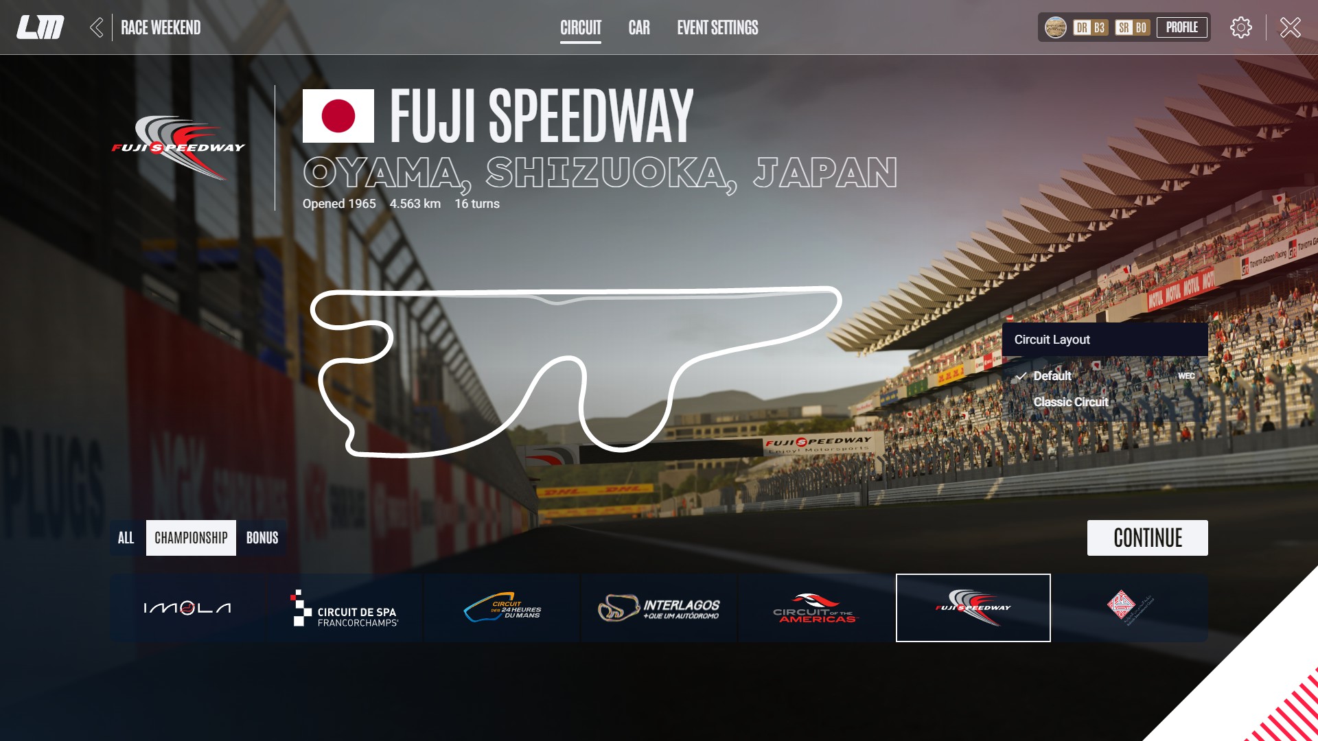 Track: Fuji International Speedway Grand Prix
