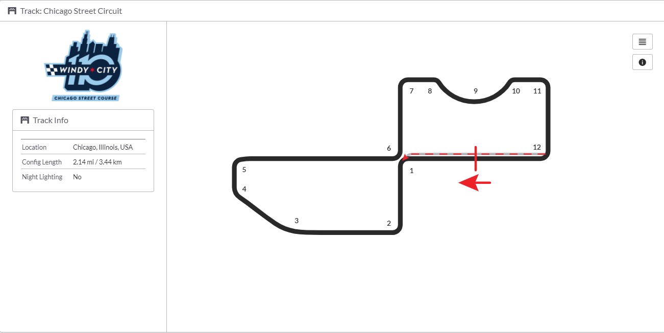 Track: Chicago Street Course 2023 Cup