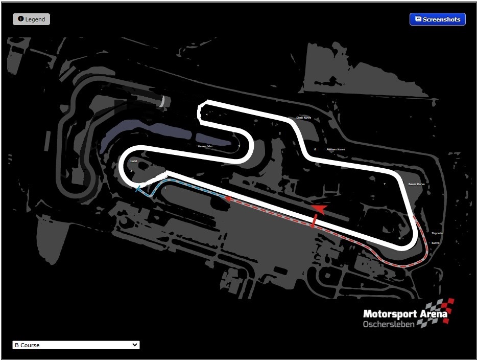 Track: Motorsport Arena Oschersleben B Course